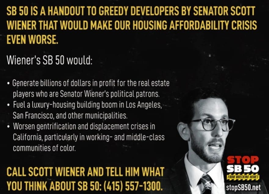 Housing Is A Human Right Scott Wiener mailer AIDS Healthcare Foundation