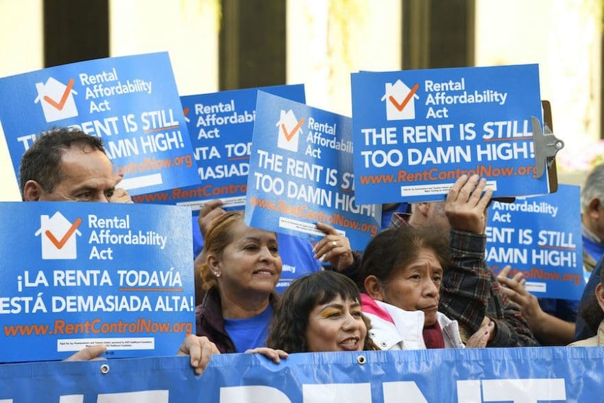 Housing Is A Human Right Prop 21 vulnerable Californians