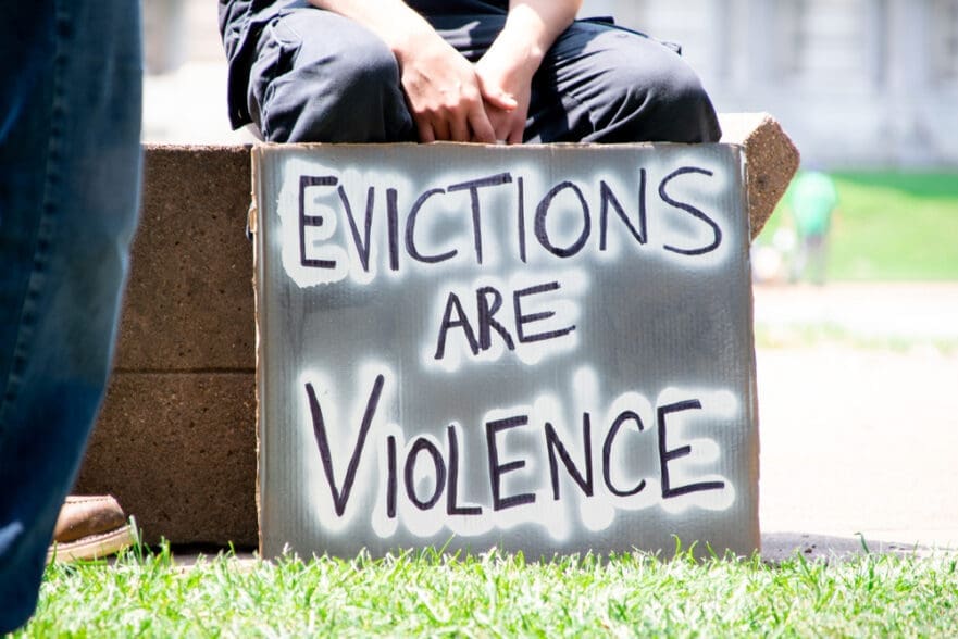 Housing Is A Human Right Ellis Act evictions Los Angeles